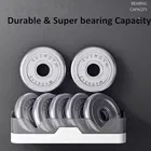 Esspy 2pc Sticker Adhesive Plastic Bathroom Accessories,Bathroom Rack,Bathroom Shelf Organizer,Wall Mounted Shelf,Bathroom Hardware And Accessories,Storage Racks,Bathroom Accessories Set For Home