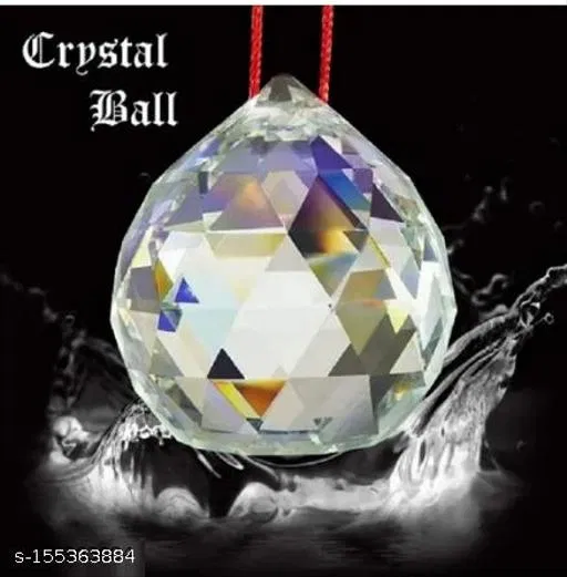 Crystal Ball Showpiece (White)