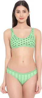 Cotton Blend Lingerie Set for Women 