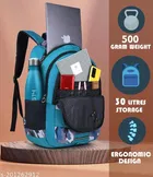 Rubber Backpack for Men & Women, Blue
