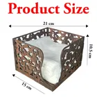 Wooden Tissue Paper Holder 