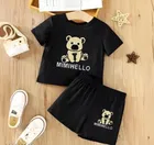 Hosiery Printed Clothing Set for Kids 