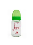 Kids Glass Milk Bottle-120 ml, Borosilicate Glass Milk Bottle for Kids