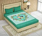 Cotton Double Bedsheet with 2 Pillow Cover 