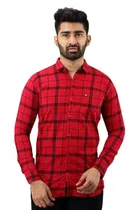 Men's Checkered Full Sleeves Shirt 
