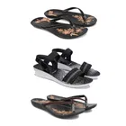 Sandals with 2 Pairs Flats for Women 