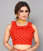 Georgette Printed Saree for Women 