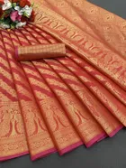 Organza Printed Saree for Women 