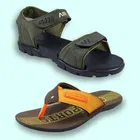 Combo of Sandals with Slippers for Men 