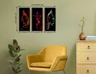 MDF 3 Pcs Designer Wall Painting for Home & Office 