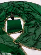 Chiffon Solid Saree for Women 