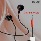 TecSox Bass Bud 41 Wired Earphones [High Bass]