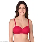 Cotton Blend Solid Padded Bra for Women 