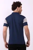 Colorblocked Polo T-Shirt for Men 