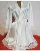 Satin Solid Babydoll for Women 