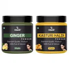 Natural Ginger & Kasturi Haldi Powder for Skin & Hair 