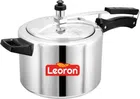 LEORON Aluminium Gold InnerLid Pressure Cooker Gas Stovetop Compatible (5 Ltr, pack of 1)