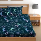 Polycotton Fitted Elastic Double Bedsheet 