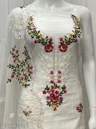Embroidered Unstitched Suit for Women 