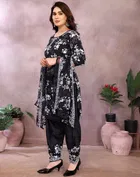 Punjabi Floral Unstitched Suit for Women 