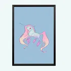 Polyester Unicorn Wall Photo Frame 