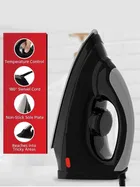 Maxotech 1000 Watt ISI Marked Dry Iron, Black,Silver