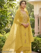 Georgette Punjabi/All Over Suits Semi-Stitched Suits 