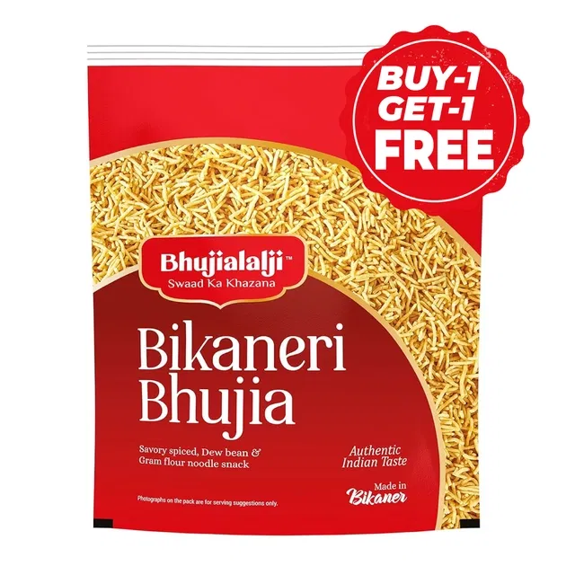 भुजियालालजी बीकानेरी भुजिया 2X150 g (1 के साथ 1 मुफ्त)