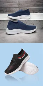 Sports Shoes for Men (Multicolor, 6) (Set of 2)