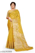 Organza Zari Woven Saree for Women 