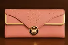 PU Solid Clutch for Women
