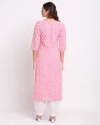 Cotton Cambric Embroidered Kurta Set for Women 