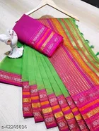 Kota Doria Silk Saree for Women 