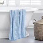 Microfiber Solid Bath Towel (Multicolor)