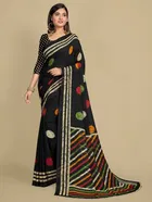 Georgette Printed Saree for Women 