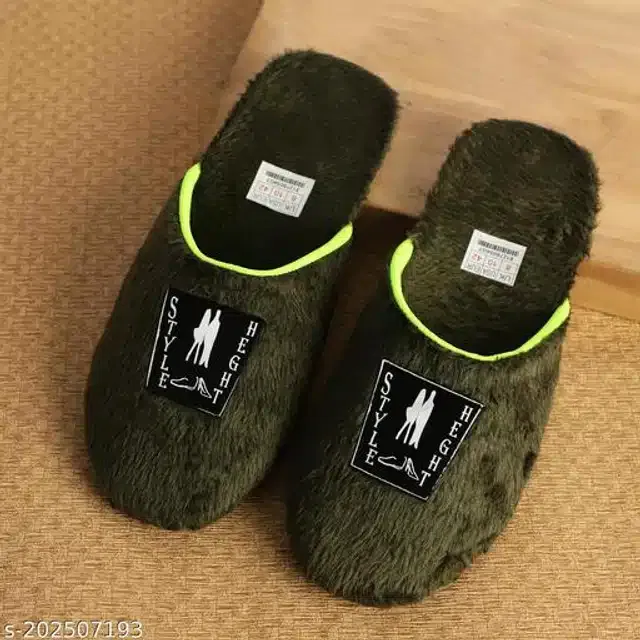 Sliders for Men (Green, 6)