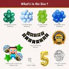 Mine Craft Theme 5th Birthday Balloon Decoration Kit For Kids, Multicolor, Pack Of 72
