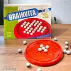 Plastic Brainvita Game Toy for Kids (Multicolor)