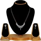 Alloy Mangalsutra with Earrings for Women 