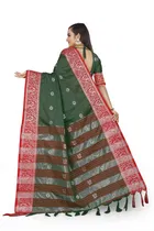 शारदा क्रिएशन कॉटन एम्बेलिशड साड़ी विद ब्लाउज 