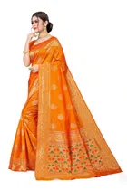 Jacquard Embellished Saree for Women 