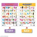Bookford Publications Both sides Big Laminated Charts Alphabet 
