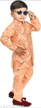 Art Silk Kurta with Pant for Boys 