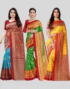 Art Silk Printed Saree for Women 