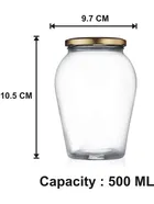 Glass Airtight Kitchen Storage Jars with Lid 