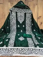 Embroidered Floral Patiala Suit for Women 