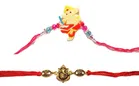 Kids Ganesh Ji Ganesh Ji Rakhi, Pack of 2 