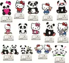 AVV Panda & Kitty Switch Board Sticker 8x13cm