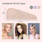 Microfiber 400 Gsm Women Hair Bath Towel 