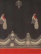 SVB एनिमल प्रिंट साड़ी 